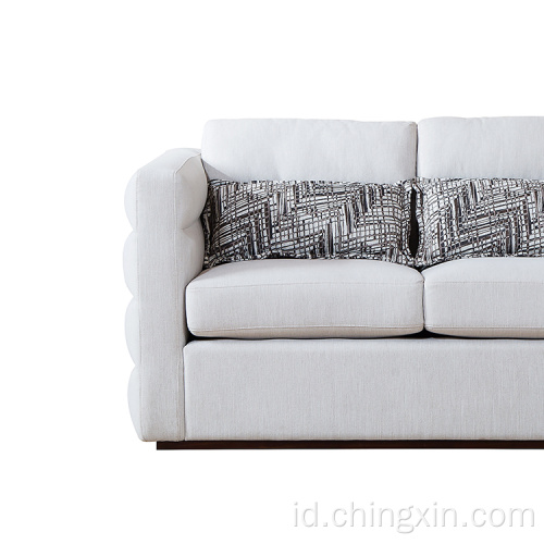 Kain Modern Sectional Sofa Set Kesopanan Sofa Furniture